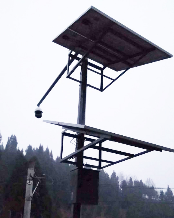 铁路公安天网监控 太阳能供电监控系统案例